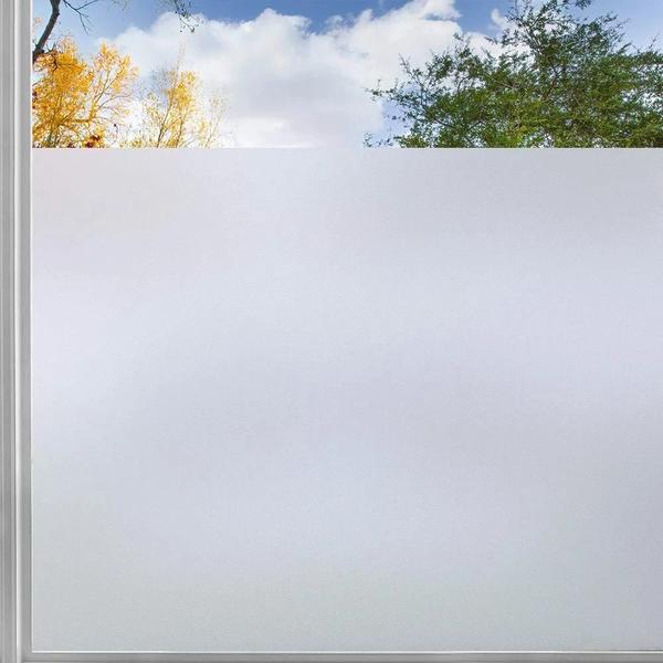 Imagem de Adesivo Branco Blackout Fosco Porta Vidro Janela 2m x 70cm