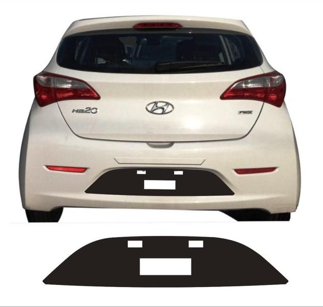 Imagem de Adesivo Carro Para-Choque Traseiro Placa Hyundai Hb20 Hatch