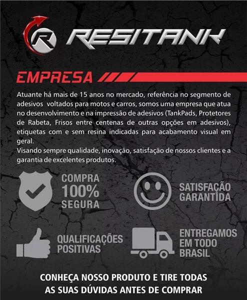 Imagem de Adesivo Cg160 Titan Fan Start Resinado Protetor De Tank N262