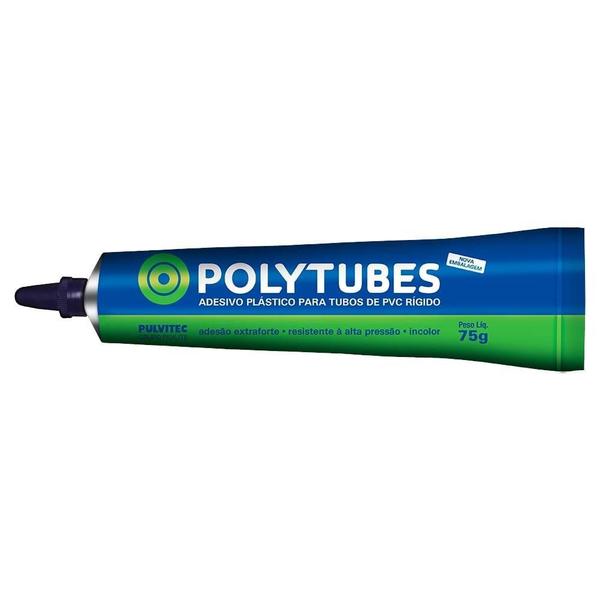 Imagem de Adesivo Cola Pulvitec PVC Polytubes 75g - Embalagem com 30 Unidades