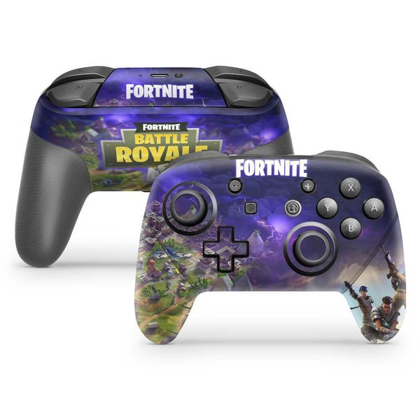 Imagem de Adesivo Compatível Nintendo Switch Pro Controle Skin - Fortnite