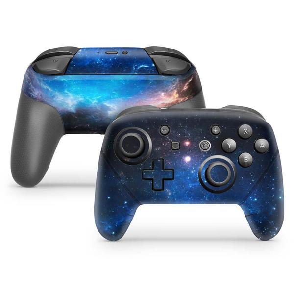 Imagem de Adesivo Compatível Nintendo Switch Pro Controle Skin - Universo Cosmos