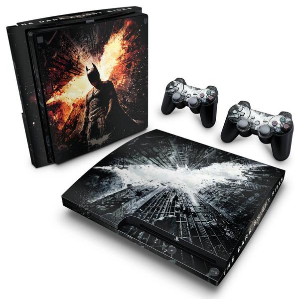 Imagem de Adesivo Compatível PS3 Slim Skin - Batman - The Dark Knight Rises