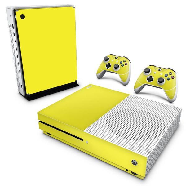 Imagem de Adesivo Compatível Xbox One S Slim Skin  - Amarelo