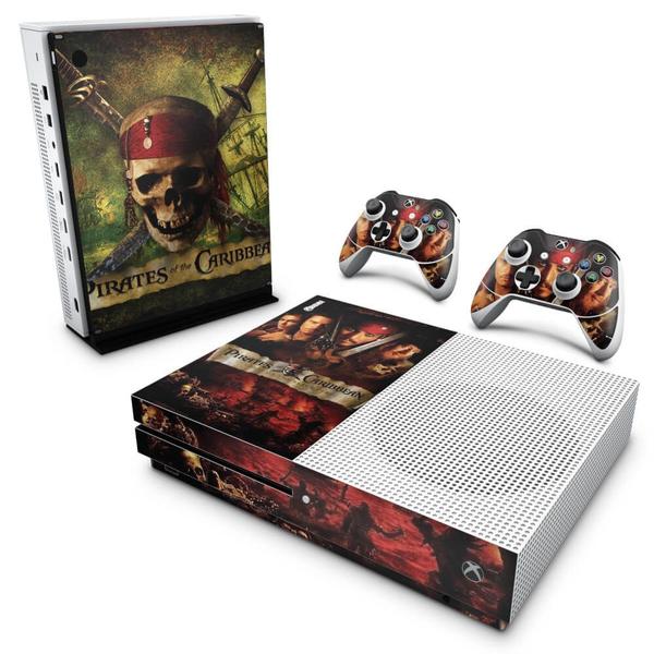 Imagem de Adesivo Compatível Xbox One S Slim Skin  - Piratas Do Caribe