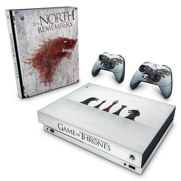 Adesivo Compatível Xbox One X Skin Game Of Thrones A Outros