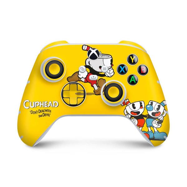 Imagem de Adesivo Compatível Xbox Series S X Controle Skin - Cuphead