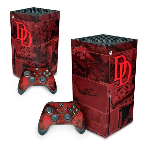 Imagem de Adesivo Compatível Xbox Series X Skin - Daredevil Demolidor Comics