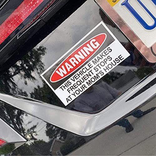 Imagem de Adesivo Crazy Sticker Guy Funny Warning 15,2 cm x 7,6 cm