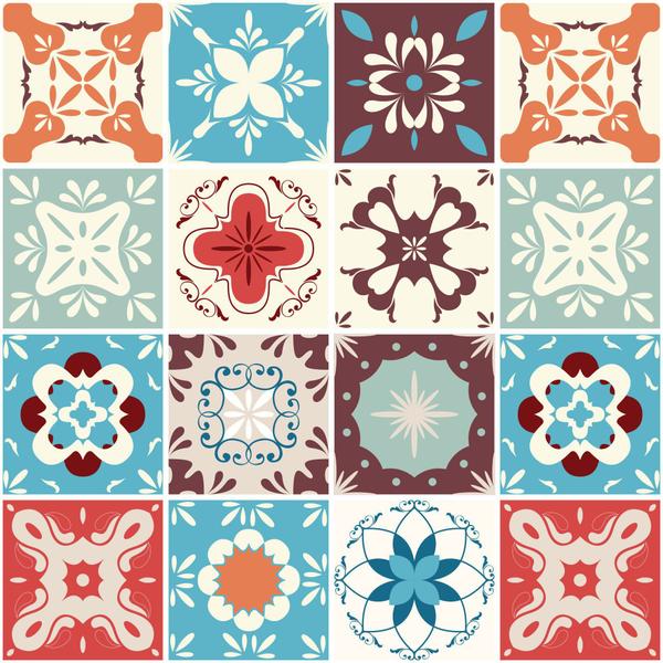 Adesivo de Azulejo Lourdes 15x15 cm com 18un - Quartinhos Imagem de Adesivo de Azulejo Lourdes 15x15 cm com 18un