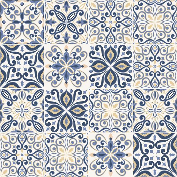 Adesivo de Azulejo para Cozinha Azul Real 20x20 cm 24un - Quartinhos Imagem de Adesivo de Azulejo para Cozinha Azul Real 20x20 cm 24un