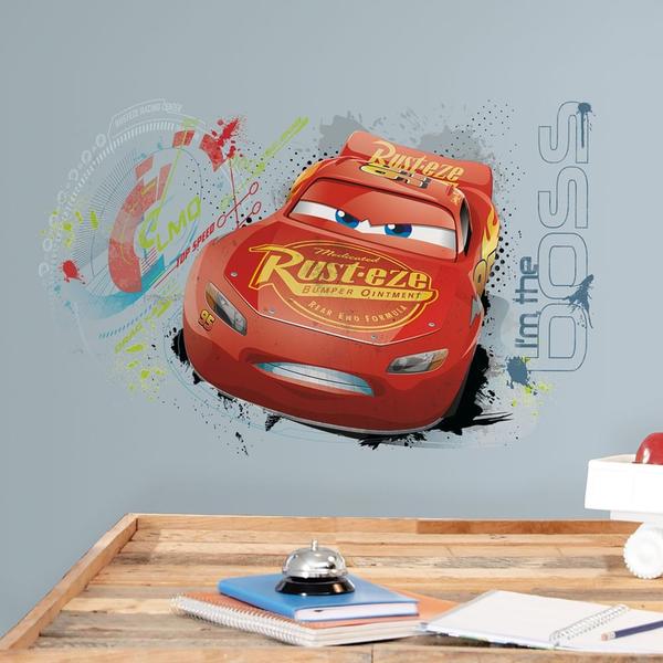 Imagem de Adesivo de Parede - Auto Colante - Carros 3 Relampago McQueen - 92,7cm x 43,8cm