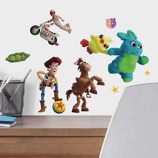 Imagem de Adesivo de Parede - Auto Colante - Toy Story 4 Personagens - 22.86cm x 44,13cm