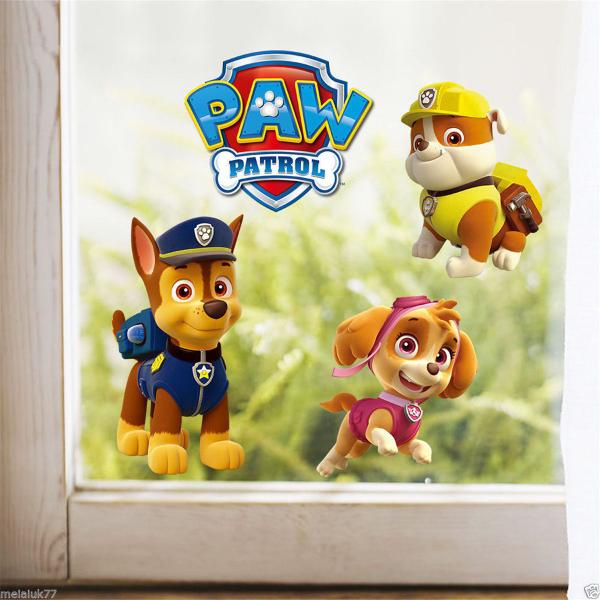 Imagem de Adesivo de parede Cartoon Dog Patrol PVC Children's Room Multicol