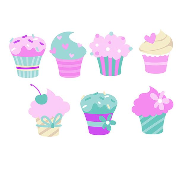 Imagem de Adesivo de Parede Cupcake