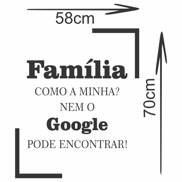 Imagem de Adesivo De Parede Decorativo Frase Família Como a Minha