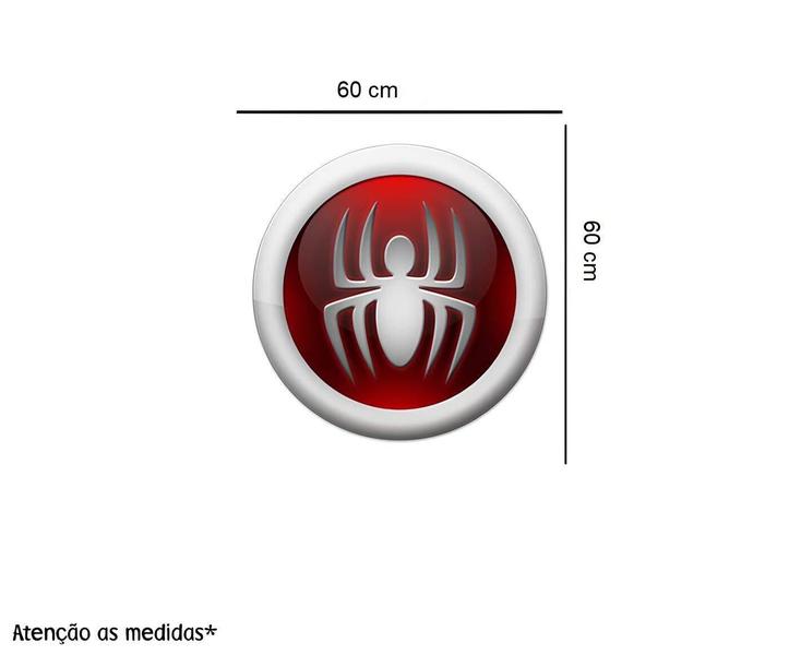 Imagem de Adesivo De Parede Escudo Do Homem Aranha