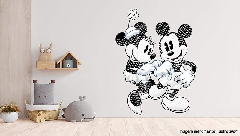 Imagem de Adesivo De Parede Mickey E Minnie Mod22