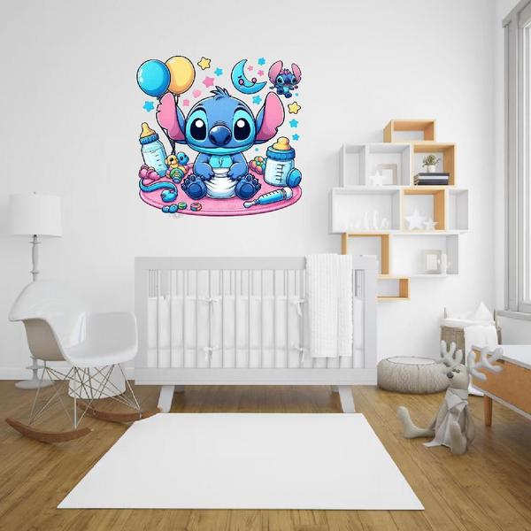 Imagem de Adesivo De Parede Stitch Bebe Mod01