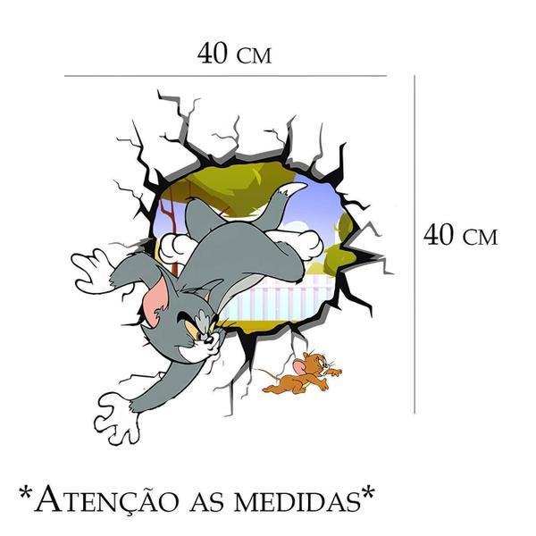 Imagem de Adesivo De Parede Tom E Jerry