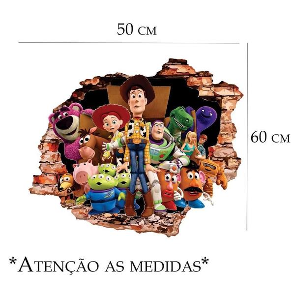 Imagem de Adesivo De Porta Buraco Falso Toy Story Mod01