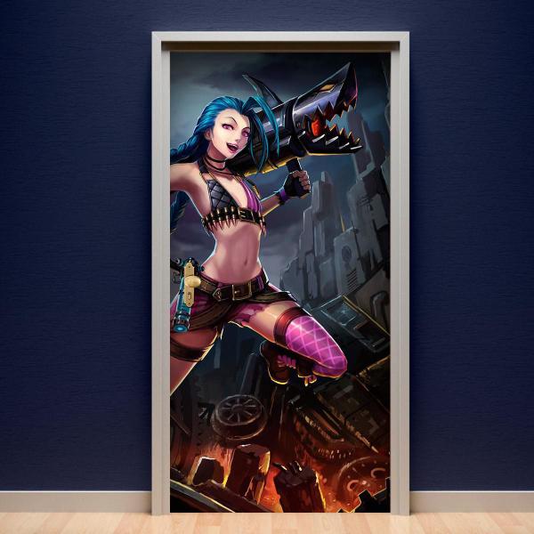 Imagem de Adesivo De Porta League Of Legends 11 - 215X98Cm