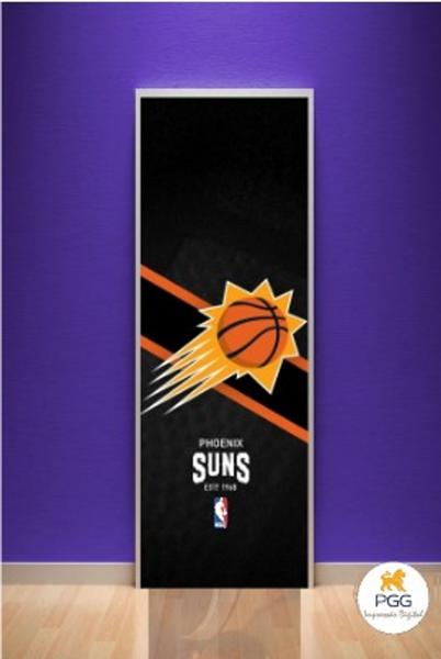 Imagem de Adesivo de porta - PHOENIX SUNS - NBA - BASKETBOL