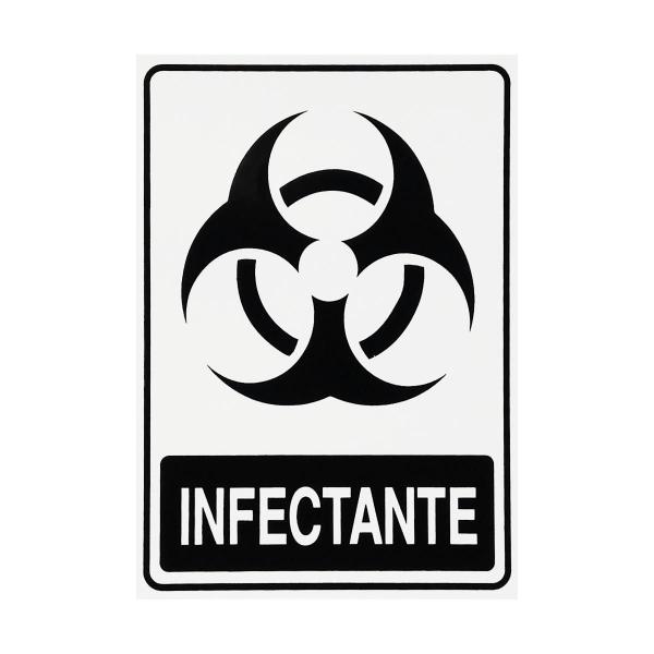 Imagem de Adesivo De Sinalização Lixo Infectante 15X20 - S-244 F9E