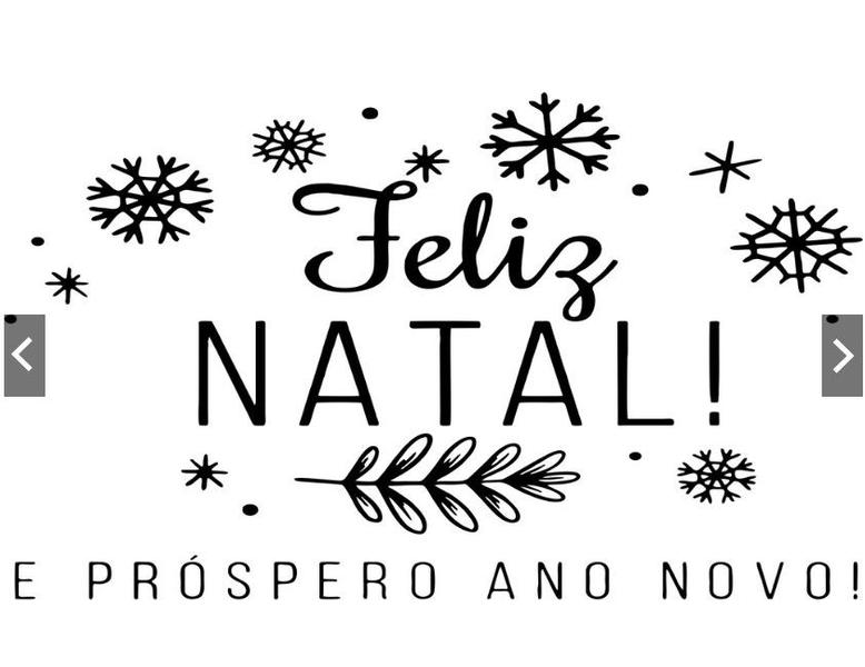 Imagem de Adesivo Decorativo Feliz Natal E Ano Novo Decoração Vitrine