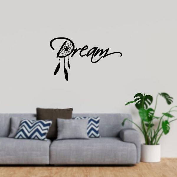 Adesivo Decorativo Parede Dream - Sonhe - Fama Adesivos Imagem de Adesivo Decorativo Parede Dream - Sonhe