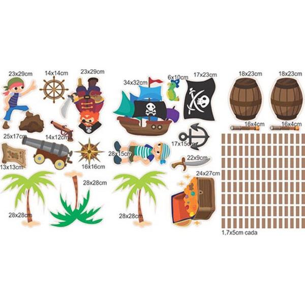 Imagem de Adesivo Decorativo Piratas 246 - R+ Adesivos