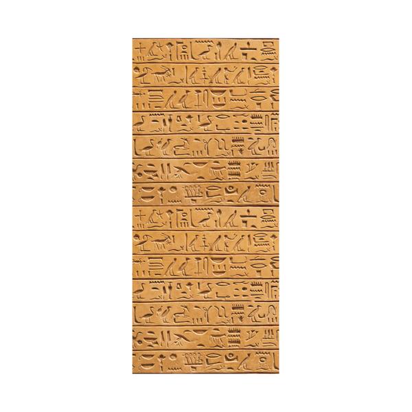 Imagem de Adesivo Decorativo Porta Hieróglifo Caracteres Egito Antigo