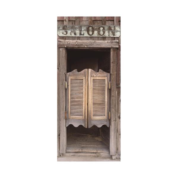 Imagem de Adesivo Decorativo Porta Saloon Bar Velho Oeste Antigo