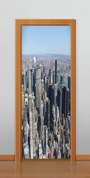 Imagem de Adesivo decorativo  portas  cidade ( med. 90x210)