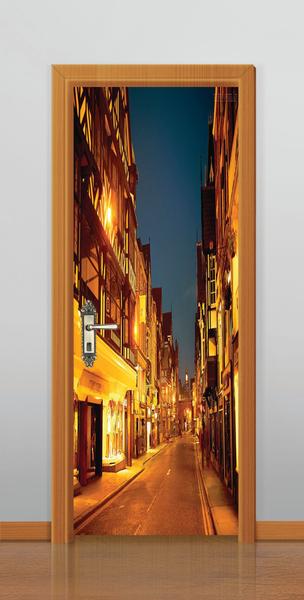 Imagem de Adesivo decorativo  portas cidade ( med. o,90x210 cm )