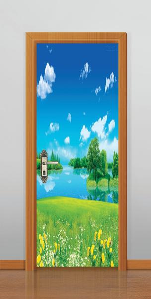 Imagem de Adesivo decorativo  portas  paisagem( med. 90x210)