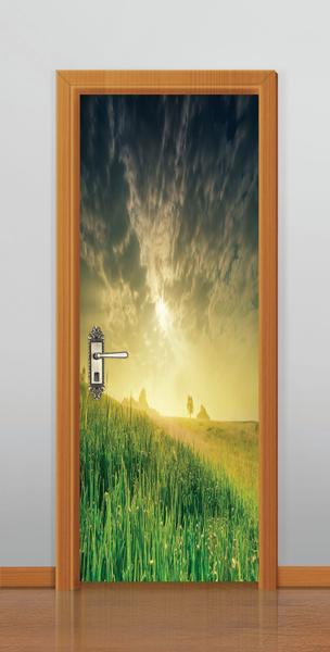 Imagem de Adesivo decorativo  portas  paisagem( med. 90x210)