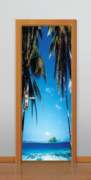 Imagem de Adesivo decorativo  portas praia ( med. 90x210)