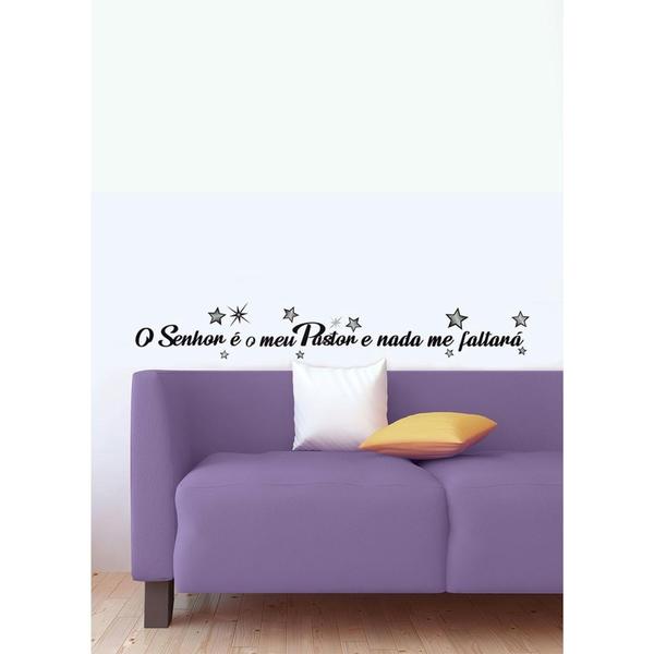 Adesivo Decorativo Salmo 23 O Senhor é Meu Pastor e Nada Me Faltará - JW SHOP Imagem de Adesivo Decorativo Salmo 23 O Senhor é Meu Pastor e Nada Me Faltará
