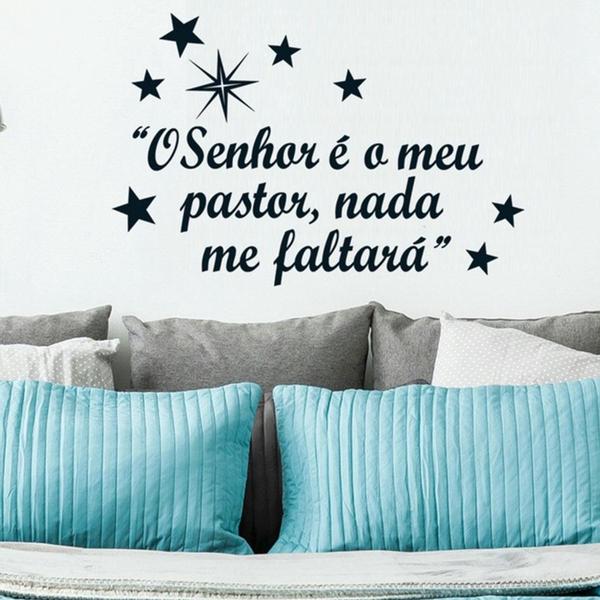 Adesivo Decorativo Salmo 23 O Senhor é Meu Pastor e Nada Me Faltará - JW SHOP Imagem de Adesivo Decorativo Salmo 23 O Senhor é Meu Pastor e Nada Me Faltará