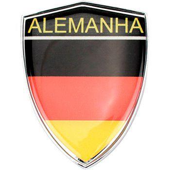 Imagem de Adesivo Escudo Alemanha C moldura Cromada 5x49x57 Mm Universal Nk-1306076