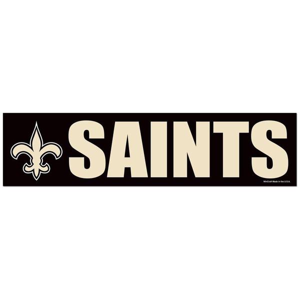 Imagem de Adesivo Faixa Bumper Strip 30x7,5 New Orleans Saints