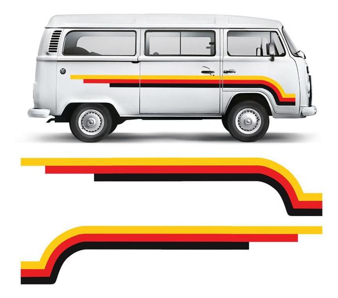 Imagem de Adesivo Faixa Lateral Kombi Clássica Volkswagen