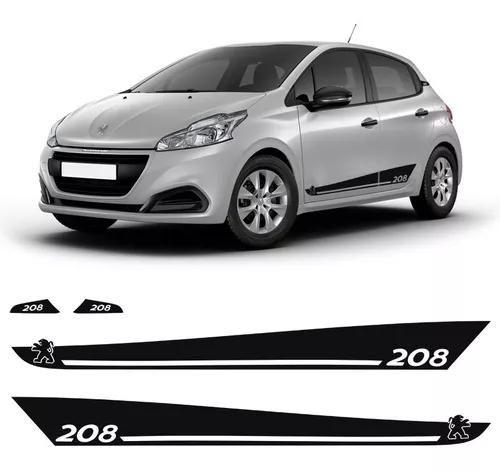 Imagem de Adesivo Faixa Peugeot 208 Sport 2014/2020 Hatch/sedan Preto