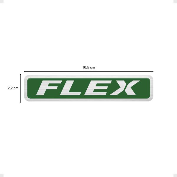 Imagem de Adesivo Flex Civic City New Fit Emblema Verde Honda Genérico