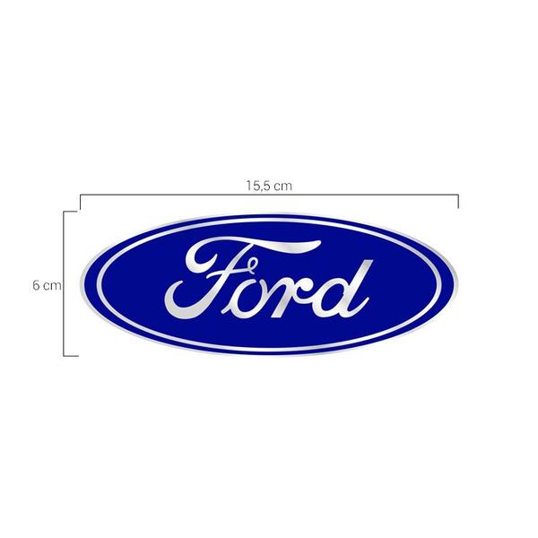 Imagem de Adesivo Ford F-1000 75/92 Emblema Grade Azul Modelo Original