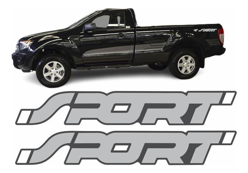 Imagem de Adesivo Ford Ranger Sport 2013 A 2016 Modelo Original Branco