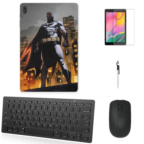 Imagem de Adesivo Galaxy Tab S8 Plus SM-X806 Batman 1 /Tecl/Mou/Can/Pel Preto