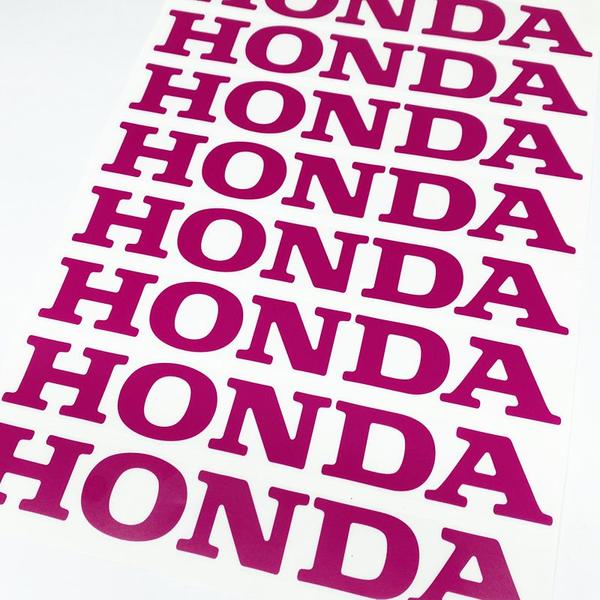 Imagem de Adesivo Honda Para Roda De Liga Leve Aplique Decorativo Rosa