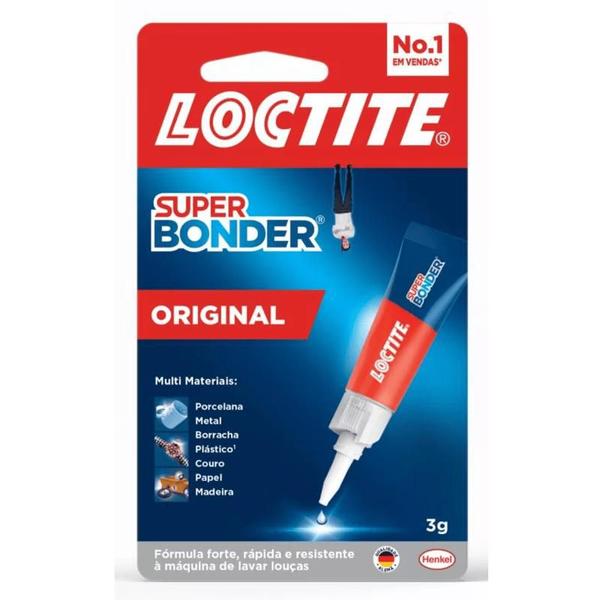 Imagem de Adesivo Instantâneo 3g Super Bonder Original Loctite 3g